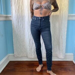 J. Crew High Rise Women Jeans - Dark Blue